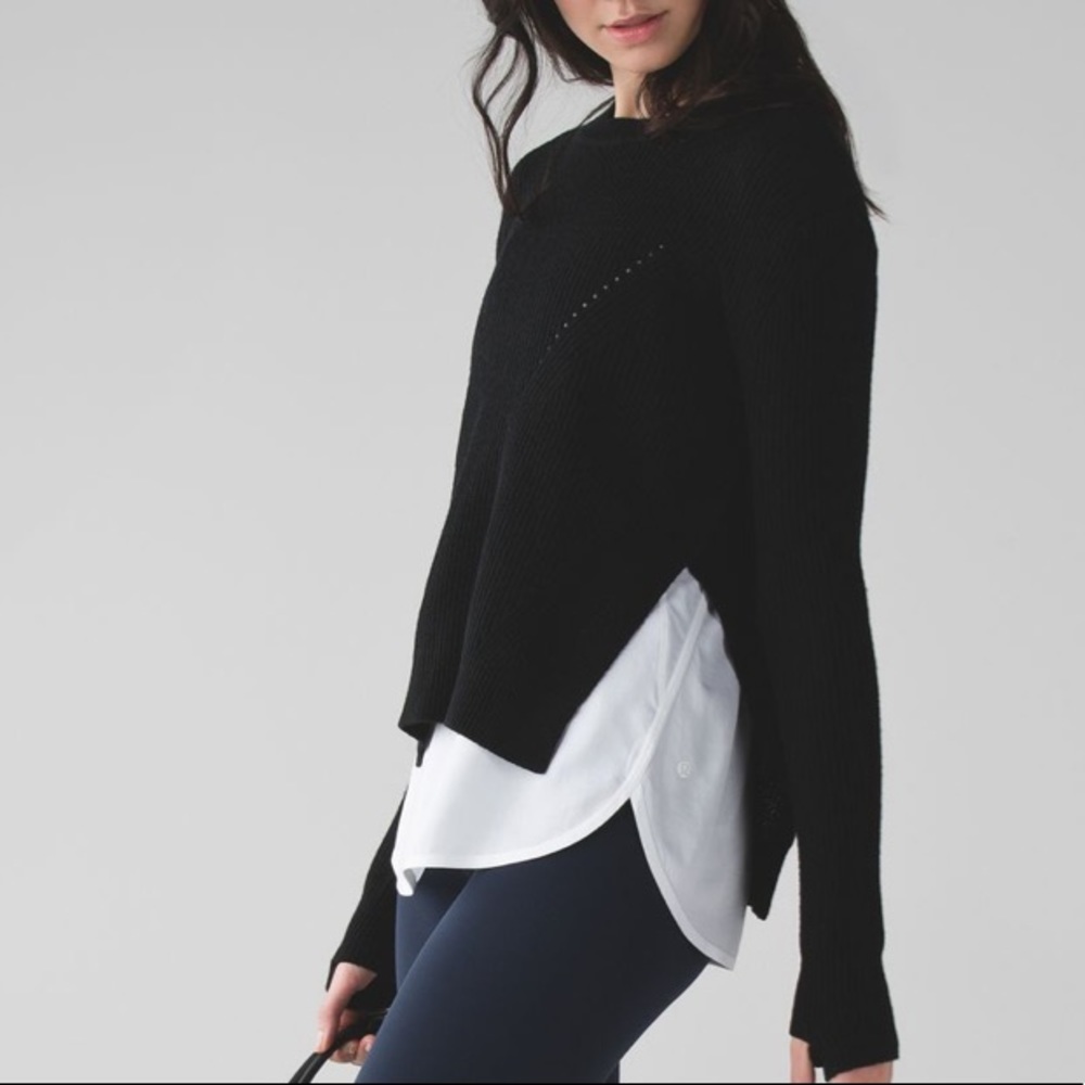 Lululemon Seva Sweater Black Size 6